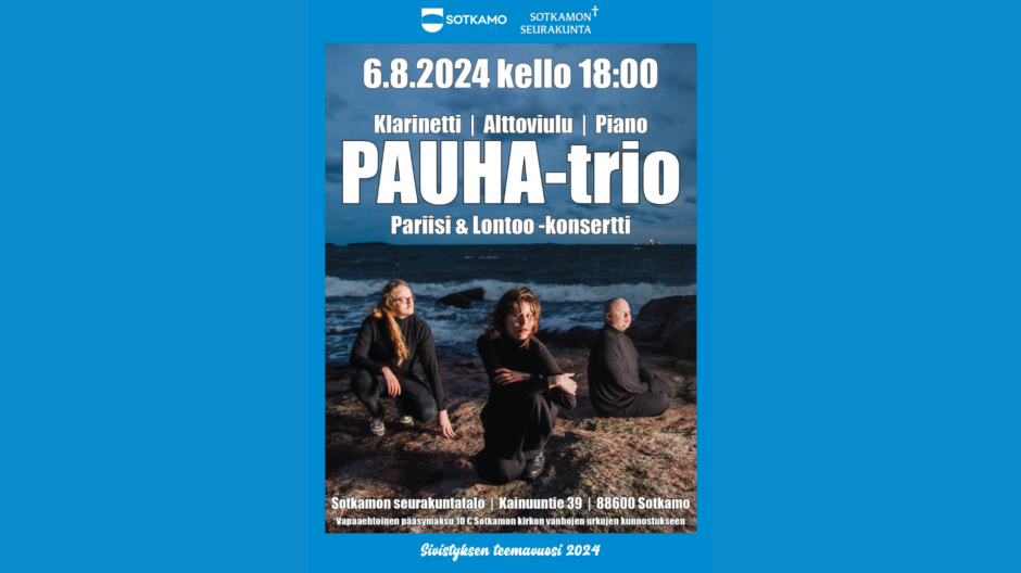 PAUHA-trion konserttijuliste