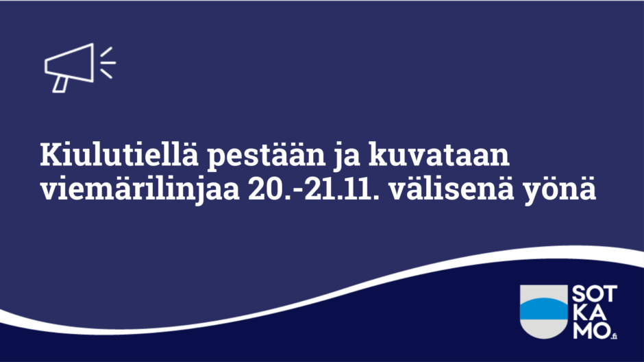 Vuokatissa Kiulutiellä pestään ja kuvataan viemärilinjaa ke 20.11. ja to 21.11. välisenä yönä.