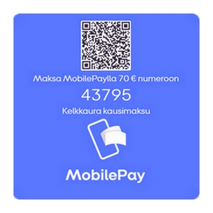 QR-koodi kelkkauran
kausimaksuun.